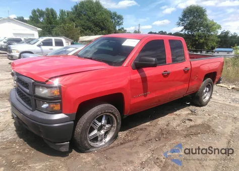 2015 Chevrolet Silverado 1500 Wt из США, поврежденный, VIN 1GCRCPEC7FZ201991
